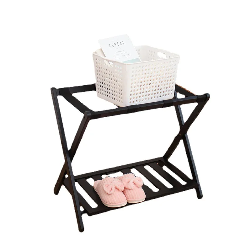 double-layer-tiers-bamboo-folding-luggage-rack-with-storage-shelf-for-guest-room-suitcase-stand-for-hotels-luggage-rack