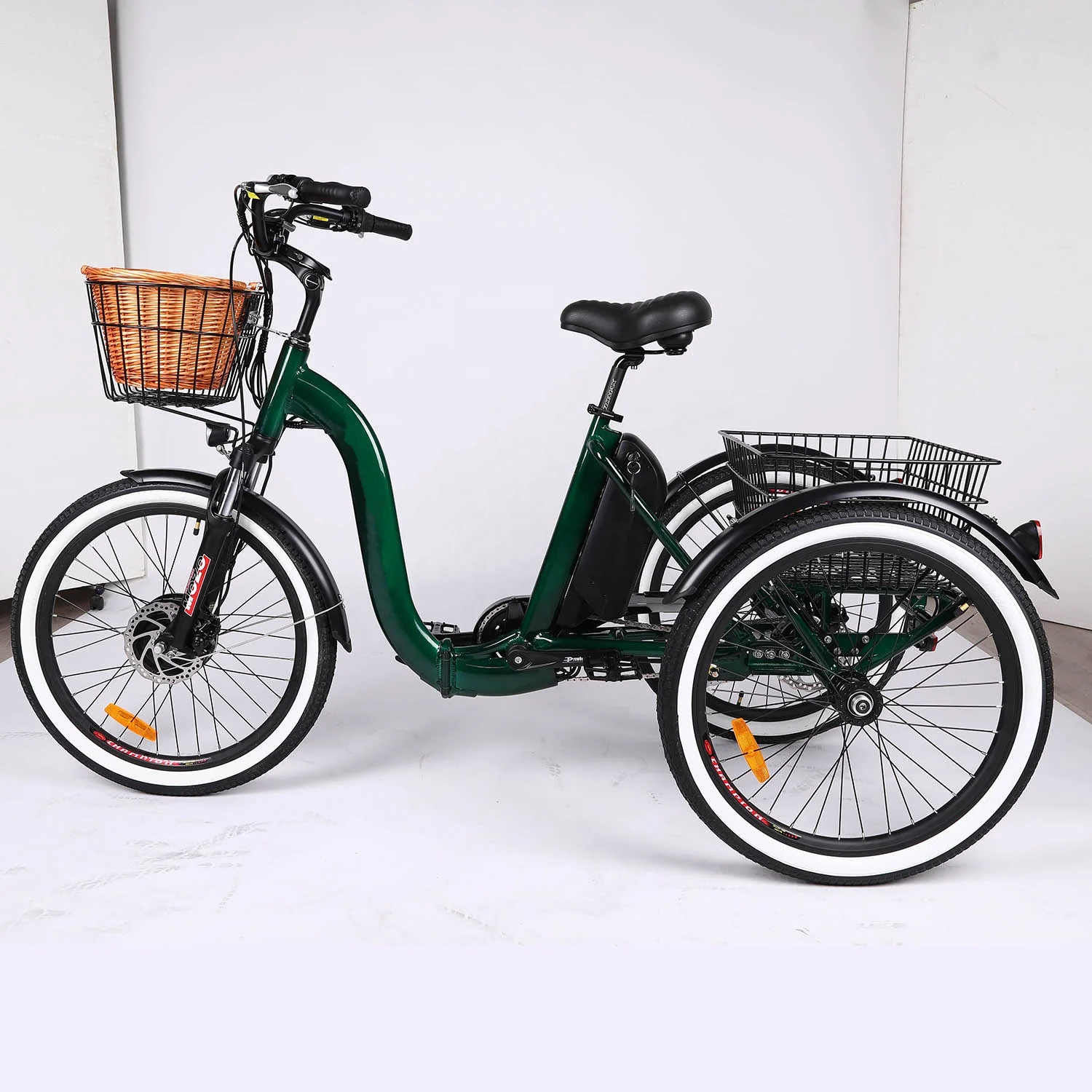 schwinn meridian three wheel bicycle Adult Tricycle 24in Cruise around town in style and comfort with the Schwinn Adults 24 in Meridian Tricycle Wheel Bicycle Schwinn Meridian Electric