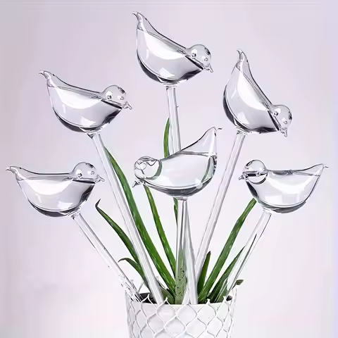 5 Packs Bird-Shaped Self-Watering Globes Perfect For Automatic Flower Watering And Home Garden Tools Drip Water Seepage Device