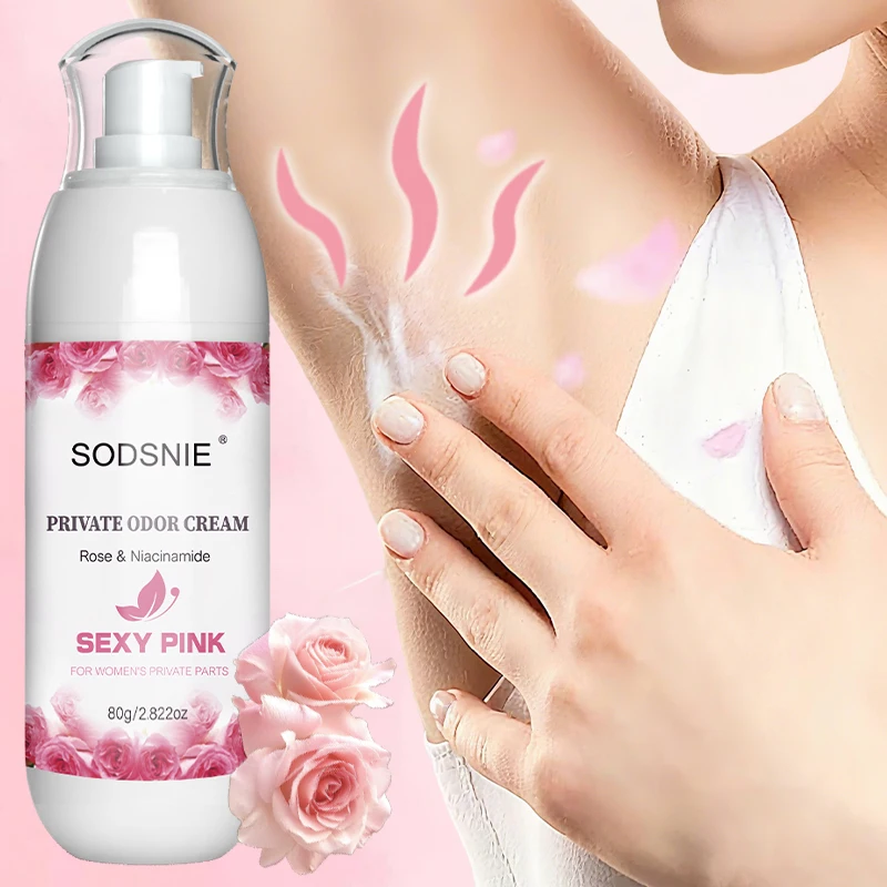 80g Mild Fragrant Deodorant Balm Long Lasting Aroma Moisturizing Remove Body Unpleasant Odor Refreshing Daily Body Care Cream