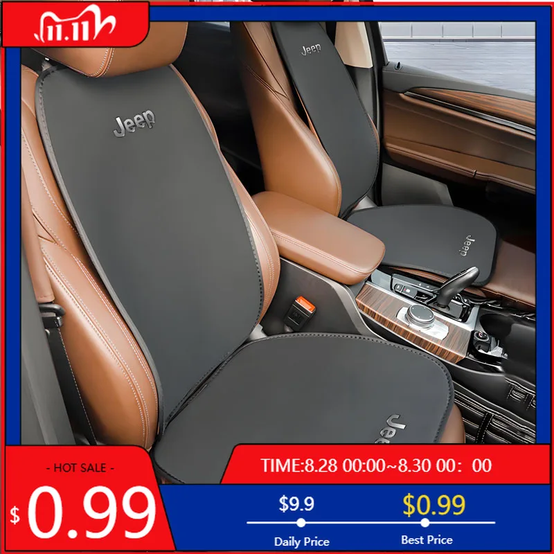 

Подстаканники, льняной чехол на автомобильное сиденье, подушка на спинку, коврик для Jeep Wrangler Rubicon Renegade Compass Grand Cherokee Patriot Liber