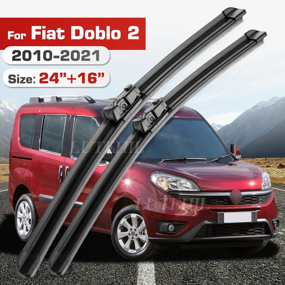 

Стеклоочиститель для Fiat Doblo 2 Cargo 263 2010-2021 2011 2012 2013 2014 2015 передние лобовое стекло щетка 24 "16"