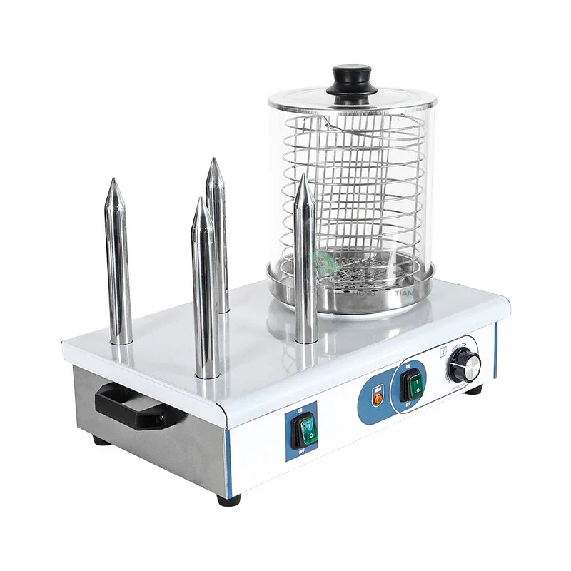 4 Stick Grilled Sausage Machine Hot Dog Machine Grilled Sausage Golden Crispy Hot Dog Machine