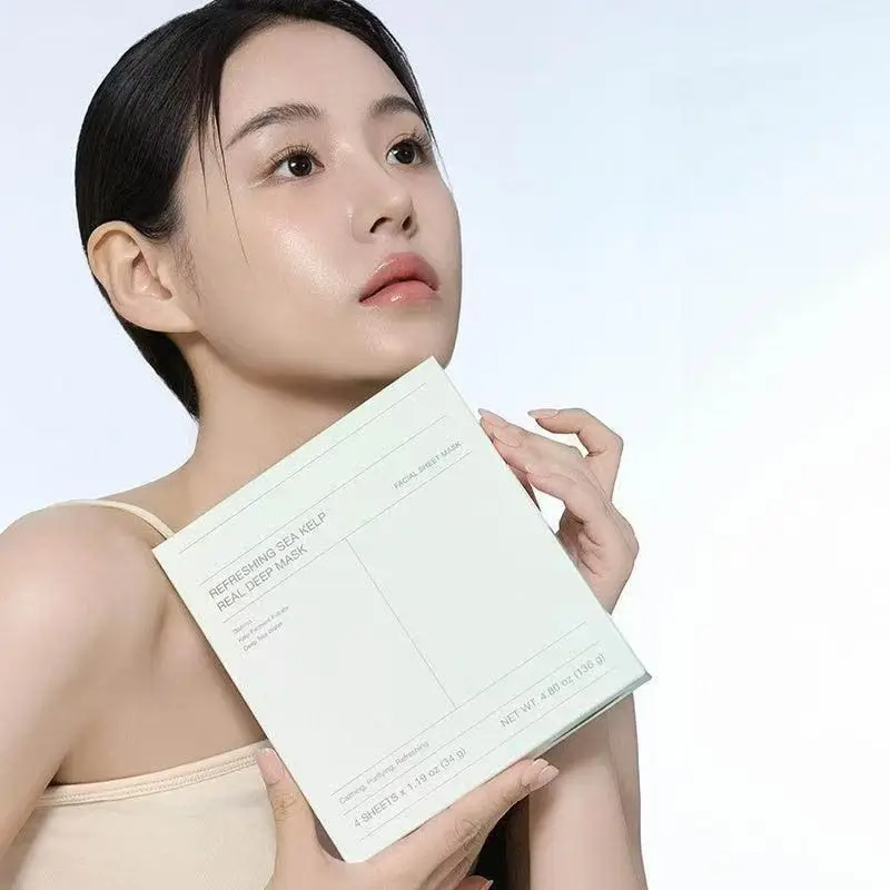 Mascarilla de hidrogel 8 SebumOConto TenIsh Care coreano SkncareStocking StuffersTeen durante la noche refrescante mar Kelp Reaeep mascarilla facial