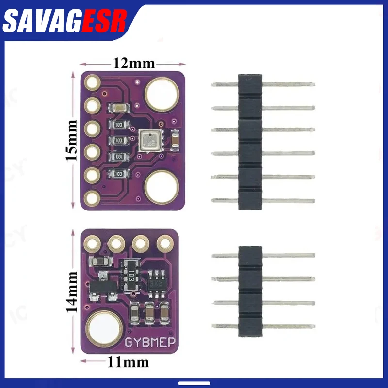 3in1 BME280 3.3V 5V Digital Barometric Pressure Altitude Sensor I2C/SPI High Precision And Humidity Temperature Module