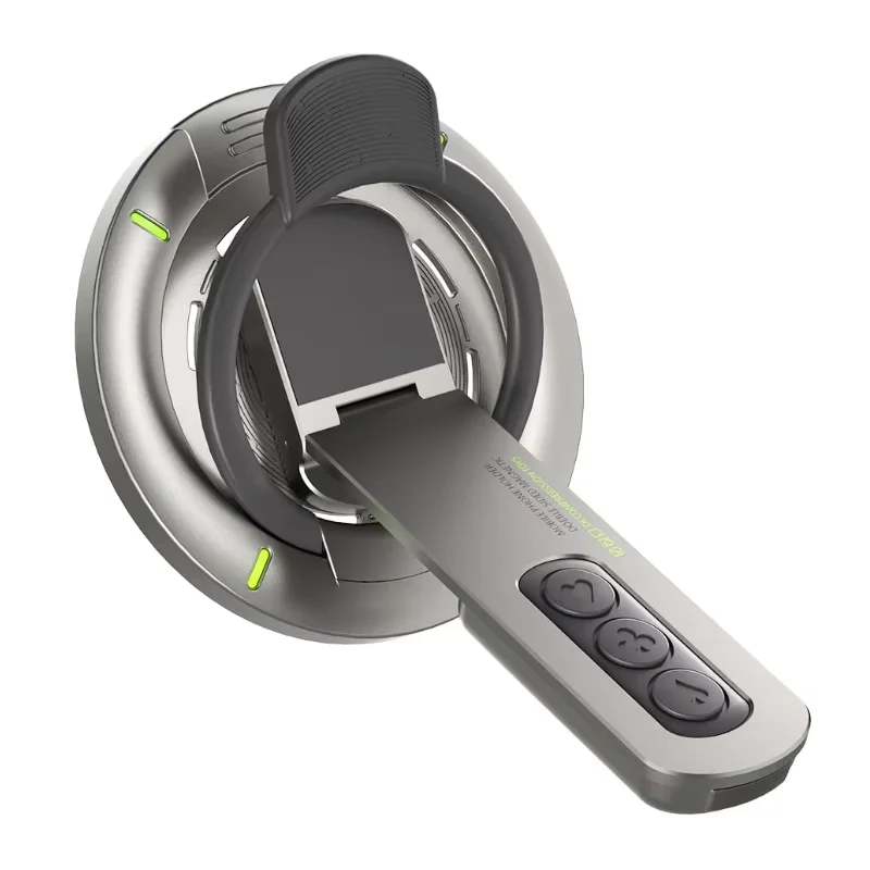 360 °   Rotierender doppelseitiger magnetischer Handy-Ringhalter für Magsafe Phone Grip Stand Universal verstellbare Desktop-Halterung