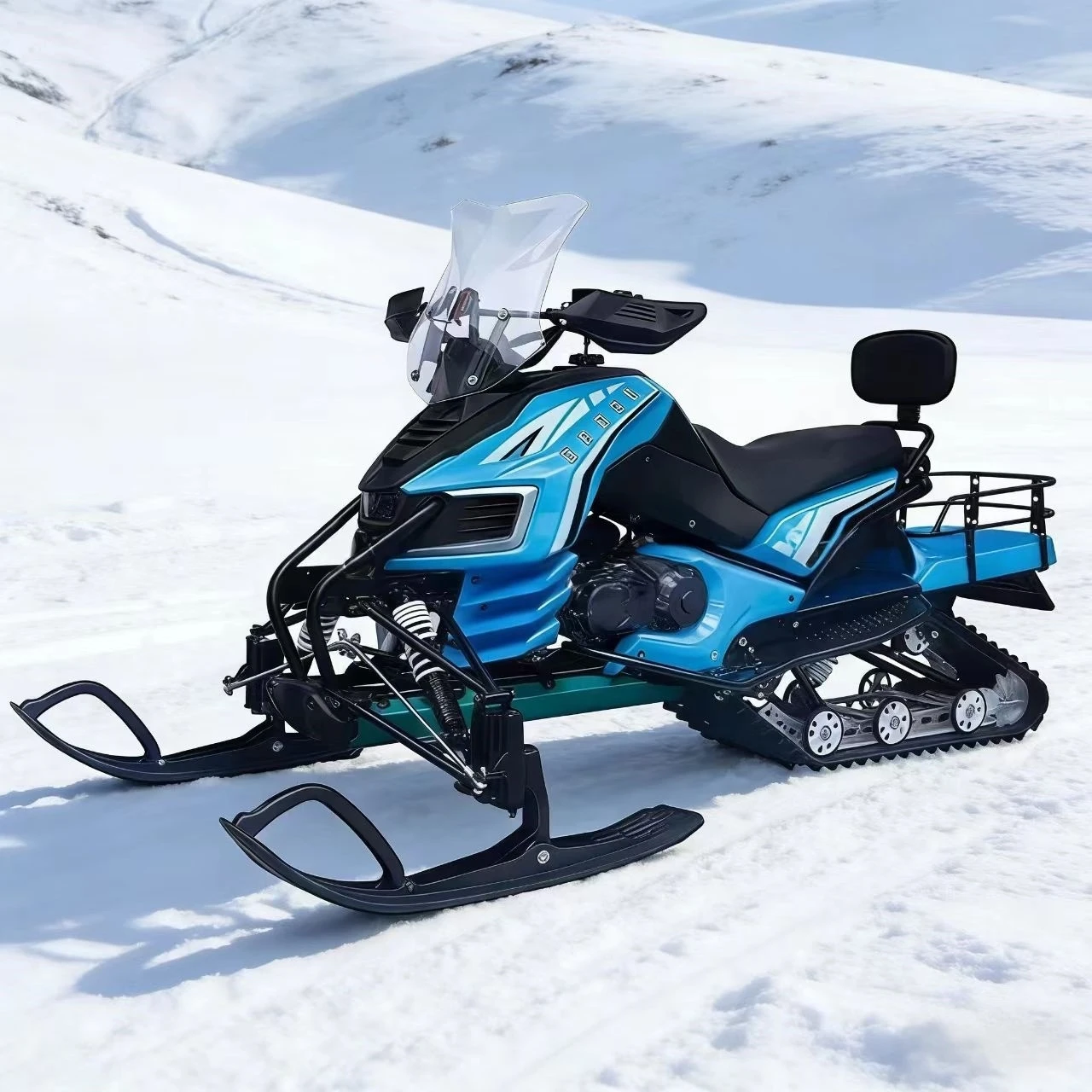 Snowmobile Track Ski Resort Off-Road Vehicle Snow Sled Motorcycle For Adventure Off-Road Motorcycle