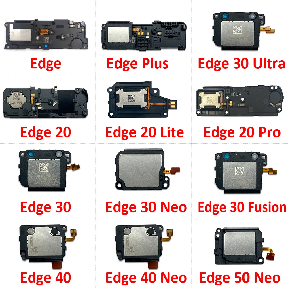 Nuovo per Moto Edge 20 30 40 50 Neo Pro Fusion Ultra Lite Plus altoparlante inferiore altoparlante suono Buzzer Ringer Flex Cable