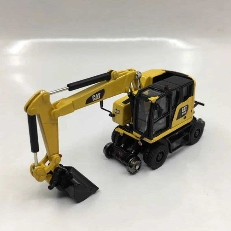 

Diecast 1:87 Scale CAT M323F 85612 Alloy Multi Functional Railway Wheeled Excavator Model Finished Product Toy Static Model