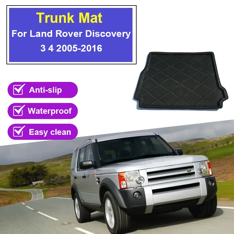 

Автомобильный коврик в багажник из ЭВА для Land Rover Discovery 3 4 LR3 LR4 L319 2005-2016, коврик для багажника, лоток для багажника, напольный коврик, детали, аксессуары