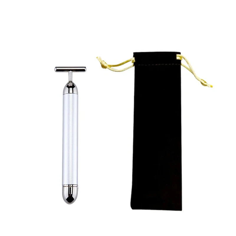 T Beauty Roller Energy Roller Electric Face-lifting Facial Massage Beauty Tools กันน้ำสั่นดูแลใบหน้าสติ๊ก