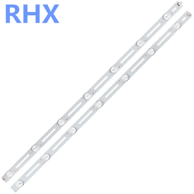 2PCS= A 580MM+B 585MM AB Lamp strip 7 Lamp 3v6v LCD TV maintenance, Modification and Assembly General universal LED lamp strip