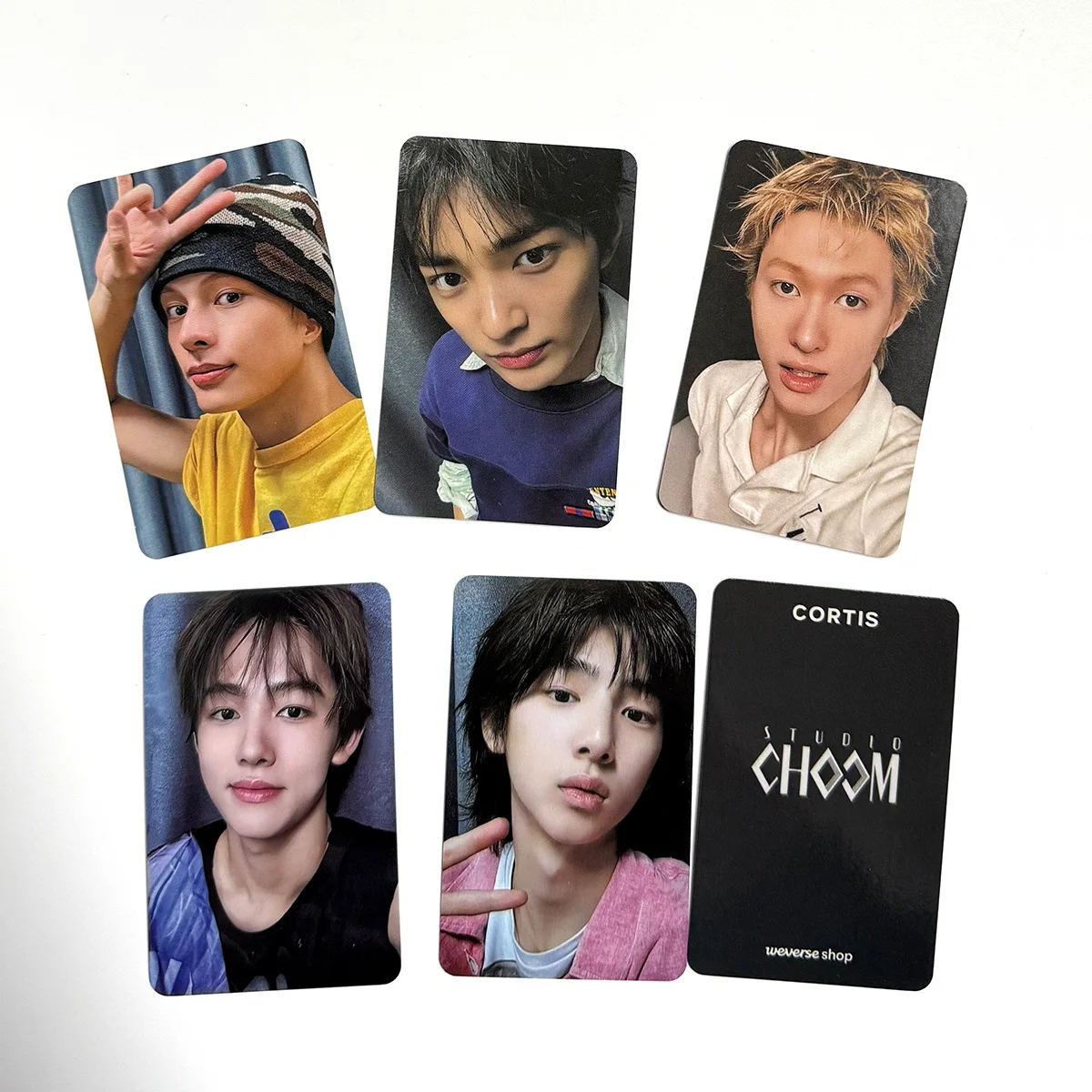 بطاقة Kpop CORTIS الخاصة GS25 BEATROAD CHOOM.A بطاقة مزدوجة الجوانب لفيلم مشرق بطاقة لومو مجموعة المشجعين جيمس مارتن كيونهو