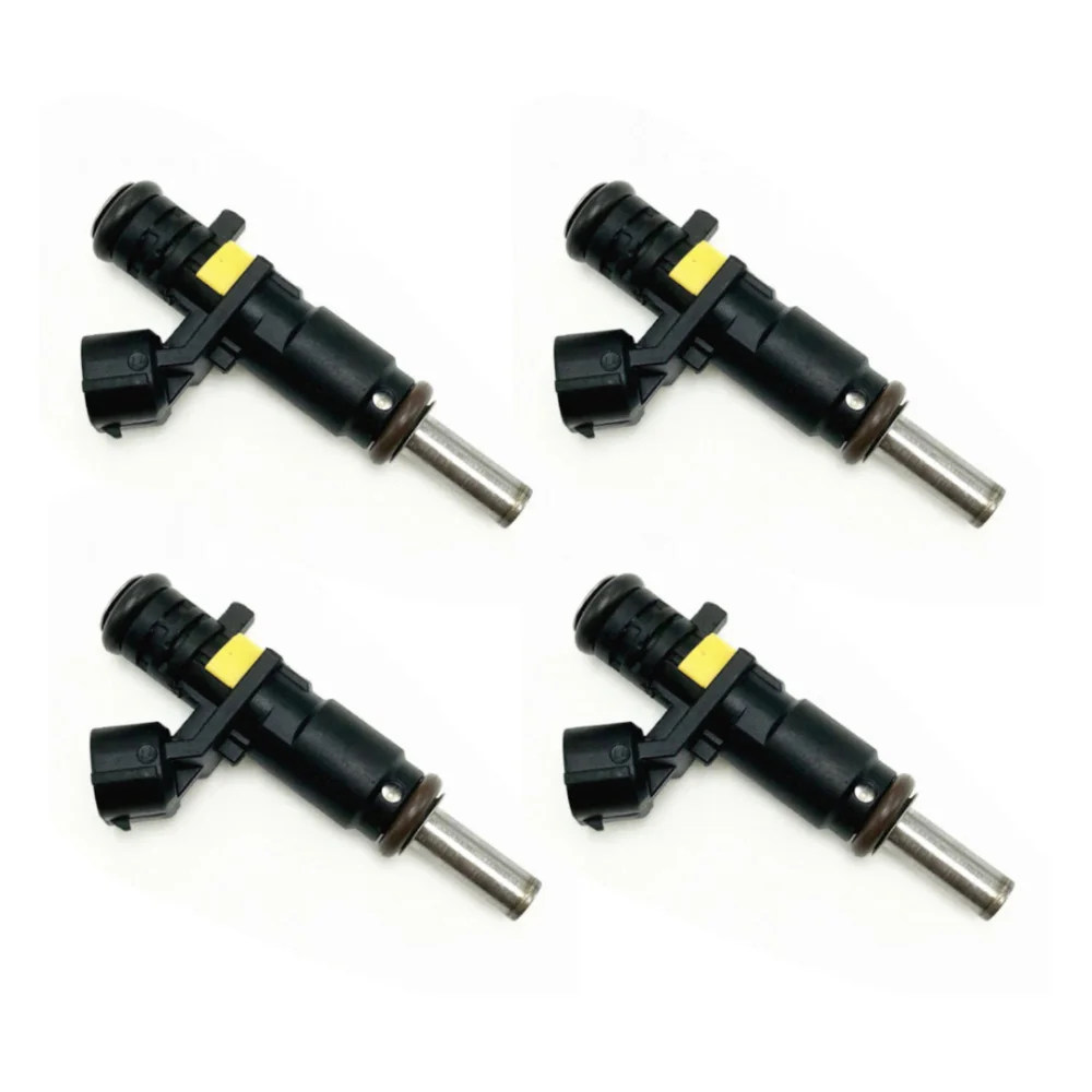 

4pcs 13537528176 Fuel Injector for PEUGEOT PARTNER MINI R55 R56 R58 R59 R60 R61 Roadster Cooper One 2006-2016