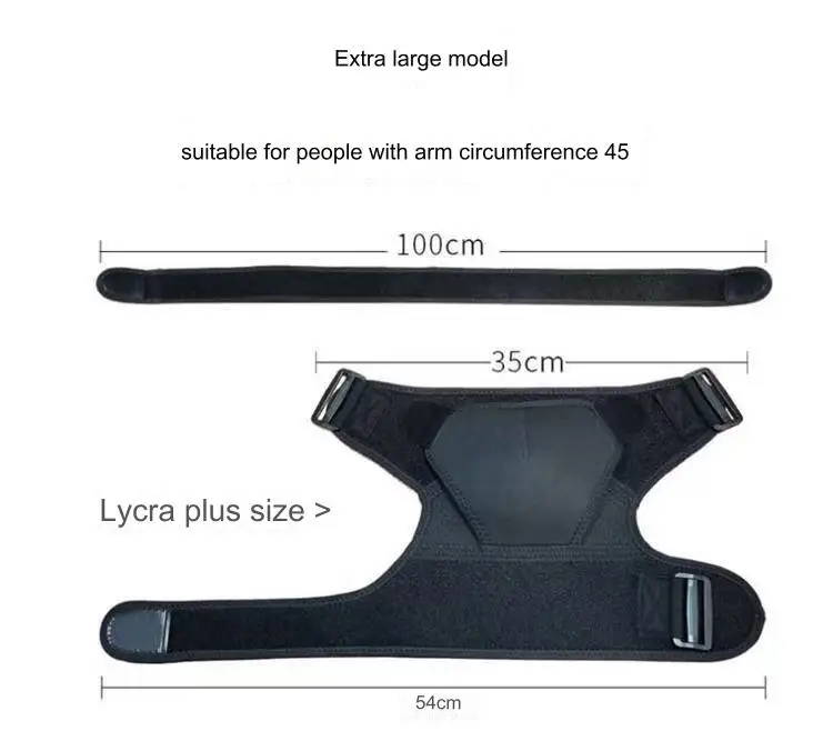 Sports Shoulder Strap para Reabilitação, Correia de Fixação, Dor nas Articulações, Correia de Reparação, Comprimir Pressure Pads, Fitness