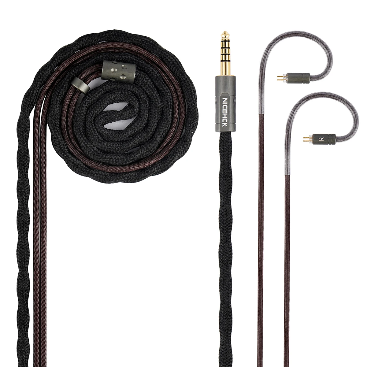 NICEHCK S77 In-ear Earbud Replace Wire 7N Thick Silver Plated OCC