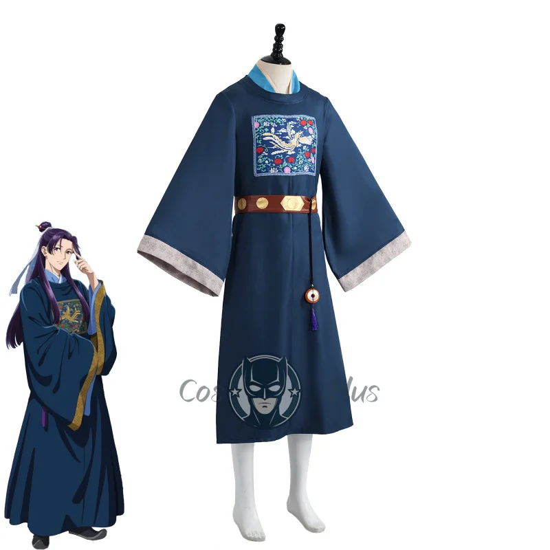 أزياء جينشي التأثيرية أنيمي صيدلية يوميات الرجال كيمونو رداء البدلة مع أغطية الرأس Kusuriya No Hitorigoto ملابس ل كوميك كون