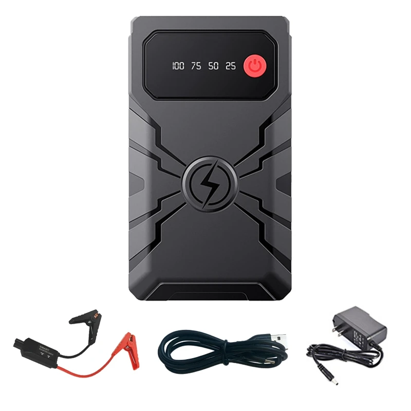 

20000Mah Car Jump Starter Power Bank Car Battery Charger Car Emergency Booster Starting Device For Car US Plug