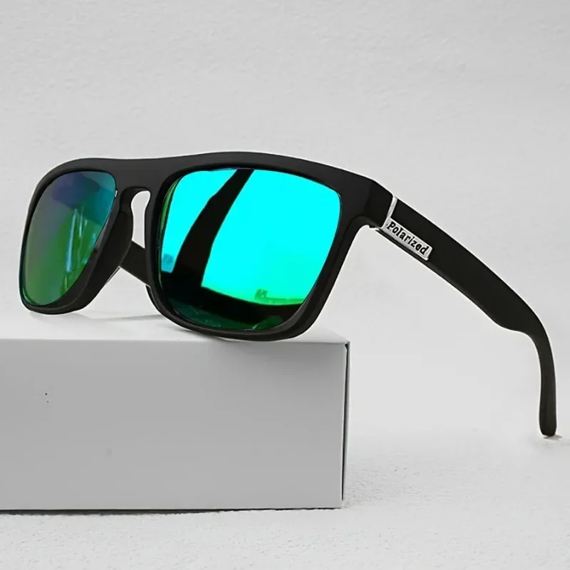 6PCS New Men Classical Square Sports Sunglasses Lightweight PC Frame UV400 for Driving Fishing Cycling Glasses Unisex
