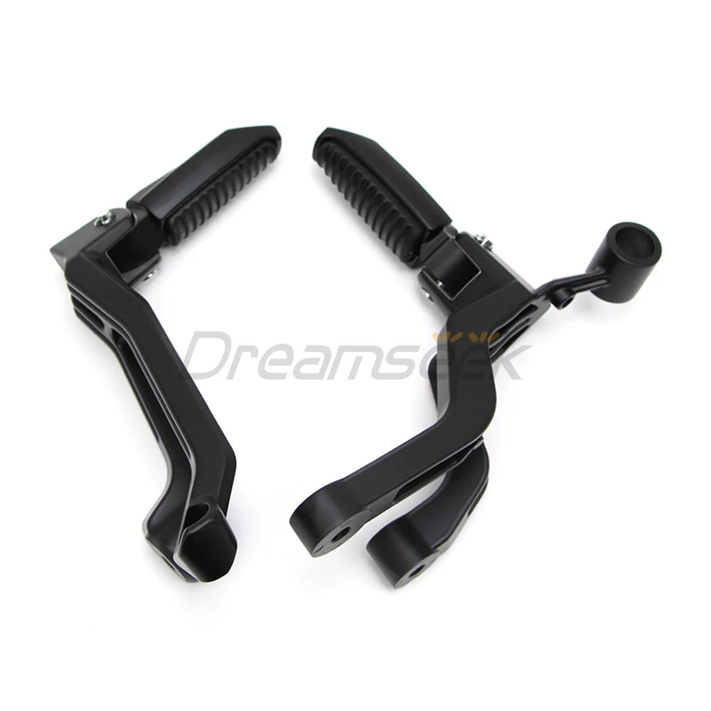 Passenger Rear Footpegs Pedal Support for Harley Sportster Nightster RH975 975 2022 23 Motorcycle Footrests Bracket Mount Black