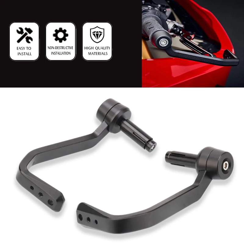 

Handle Cover Motorcycle Handlebar Grips Guard Brake Clutch Lever protection For DUCATI 899 959 1199 1299 Panigale V2 V4 V4S