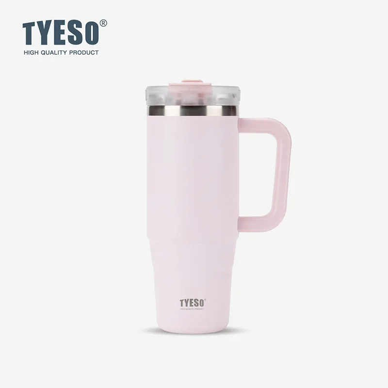 

TYESOTS-8866/TS-8868 Car mounted insulated cup, stainless steel double-layer vacuum large capacity portable handle cup