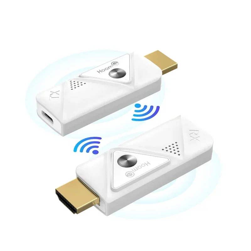 Portable Wireless HDMI Transmitter and Receiver  HDMI Extender 98FT/30M 1080P Kit Plug  Compact Design Takes Up Little Space