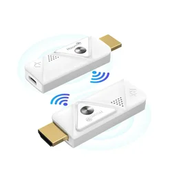 Przenośny bezprzewodowy nadajnik i odbiornik HDMI Przedłużacz HDMI 98FT/30M Zestaw 1080P Wtyczka Kompaktowa konstrukcja Takes Up Little Space