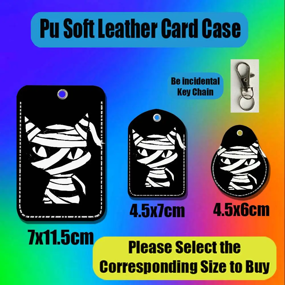 For Emily The Strange For AirTag Case Card Holder Keychain ID Credit Bank Access Badge For Air Tag Case Shell