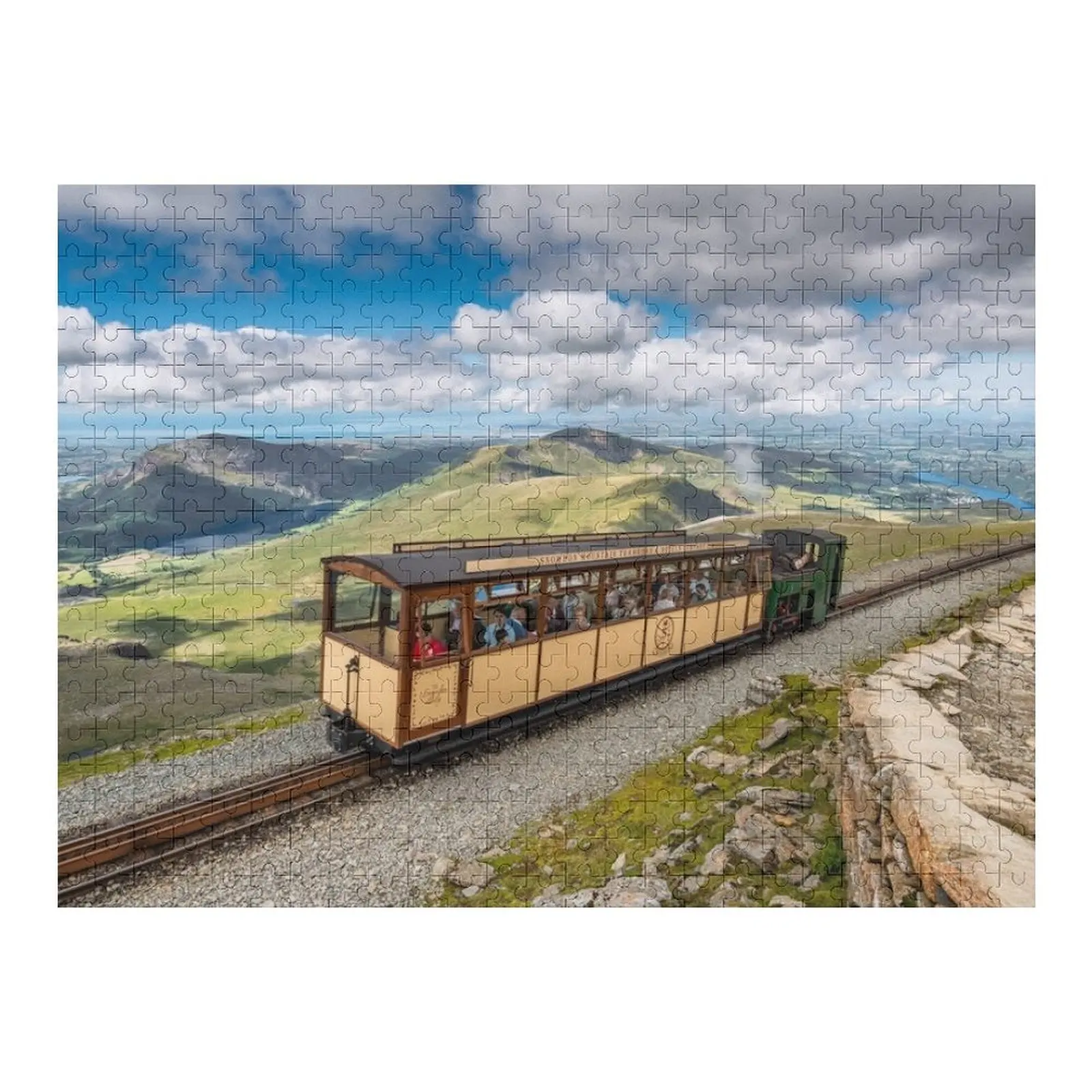 

Mountain Train Snowdon Wales Jigsaw Puzzle Personalized Toys Wooden Compositions For Children With Personalized Photo Puzzle