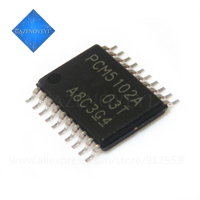 2pcs/lot PCM5102APWR PCM5102APW PCM5102A PCM5102 TSSOP-20 In Stock