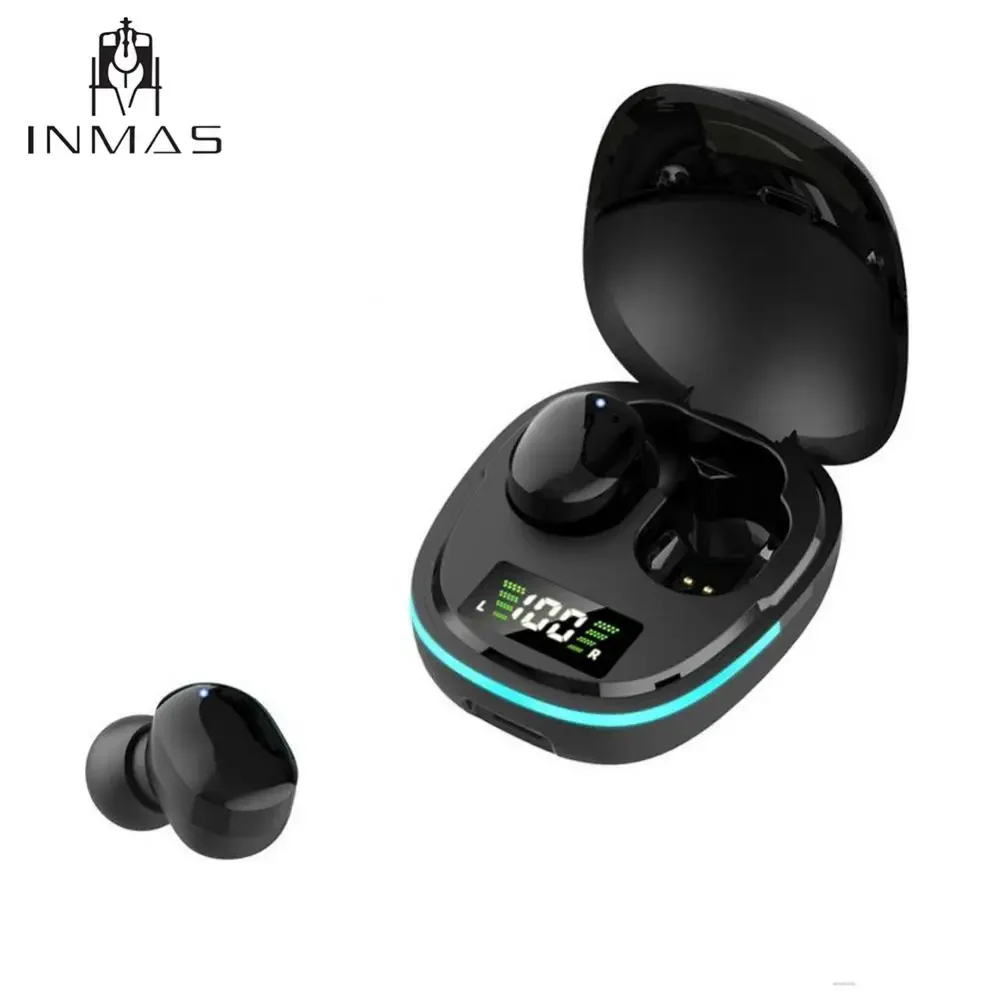 Inmas drahtlose Kopfhörer Bluetooth-Kopfhörer Touch Control IPX5 Sport Headset Stereo Musik Ohrhörer für Handy-Tablets