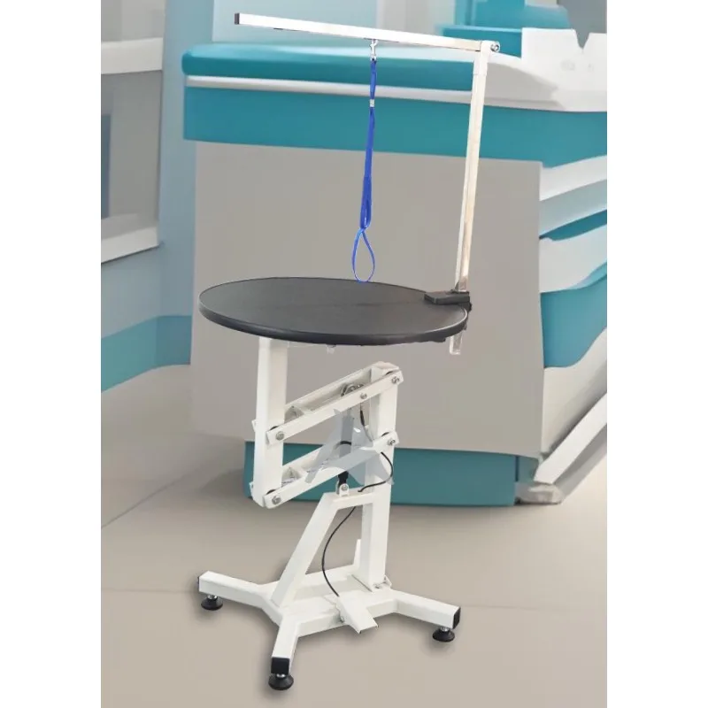 2026 Effortless Grooming with Pneumatic Lift Pet Table, 360° Rotating Dog Grooming Stand with Built-in Air Dryer for Safety