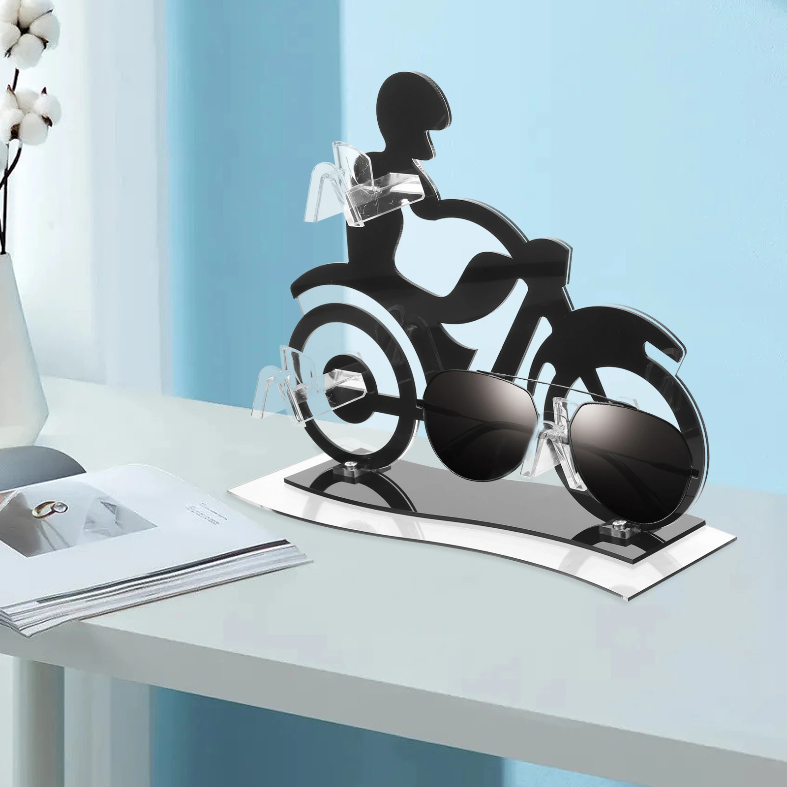 

Sunglasses Display Acrylic Riser Motorcycle Shaped Holder Rack Eyeglasses St Desktop Eyeglasses St Desktop Decor Storage