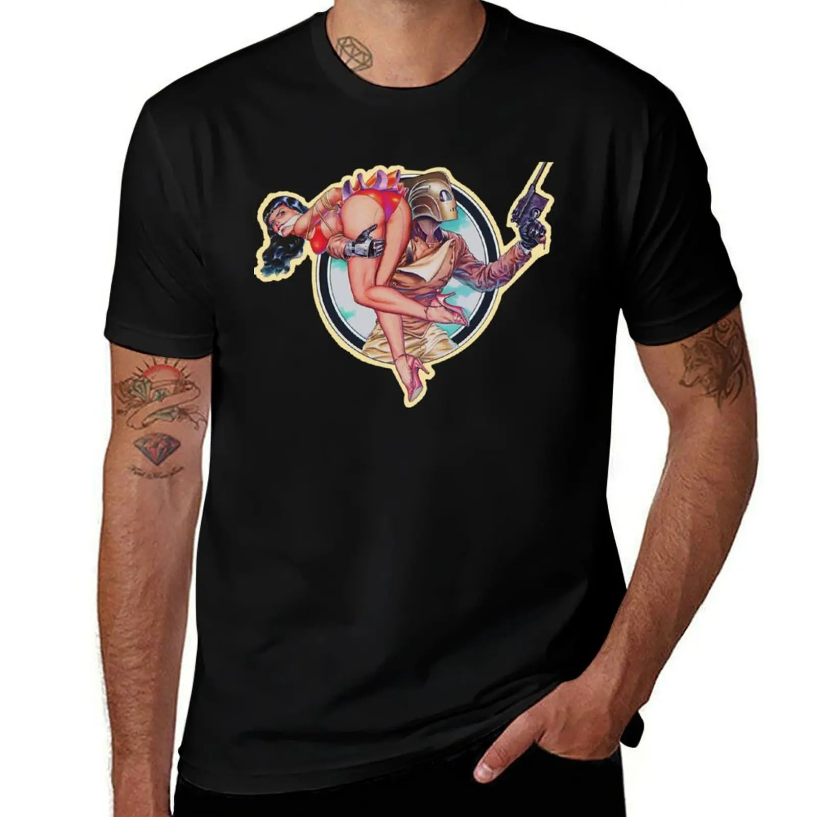 Copy of Cool wave Sticker T-Shirt Basic Lightweight Short Sleeve Tee T-Shirt