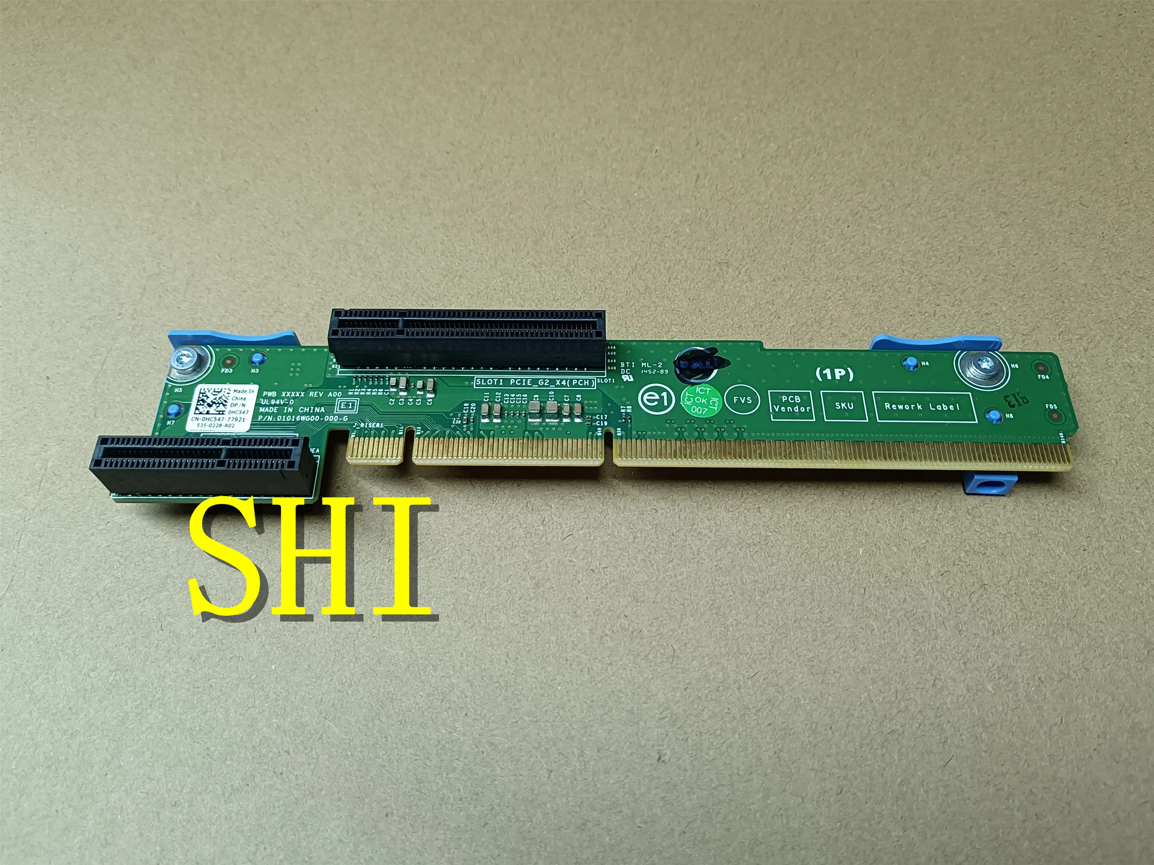 0HC547 Original FOR Dell PowerEdge R320 R420 Server PCIe x4 Riser Board HC547   fully tested