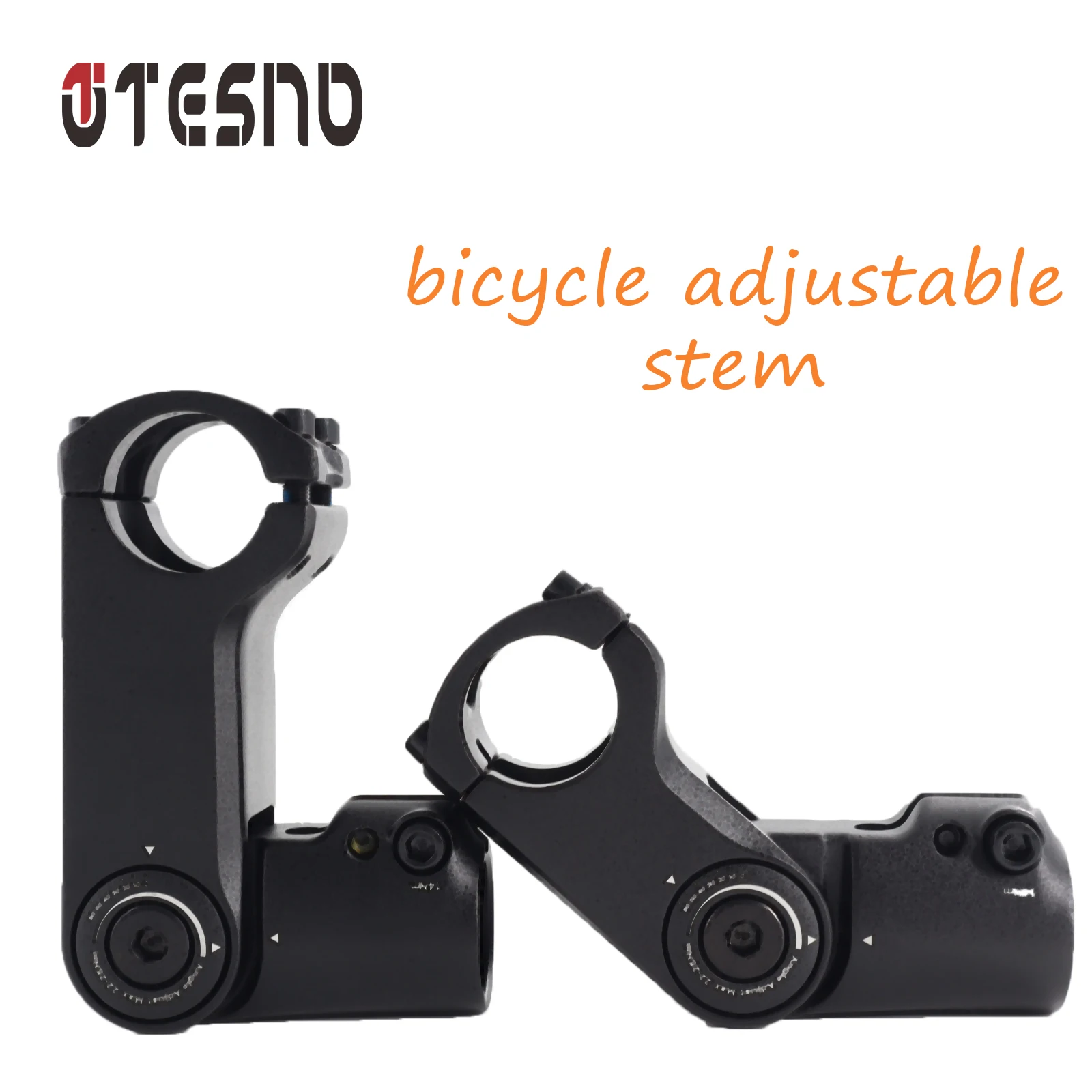 

TESNO MTB Bike Stem 60 Degree Angle-Adjustable Internal Wiring Ultralight Aluminum Alloy 31.8mm 60 90mm Road Bicycle Stem