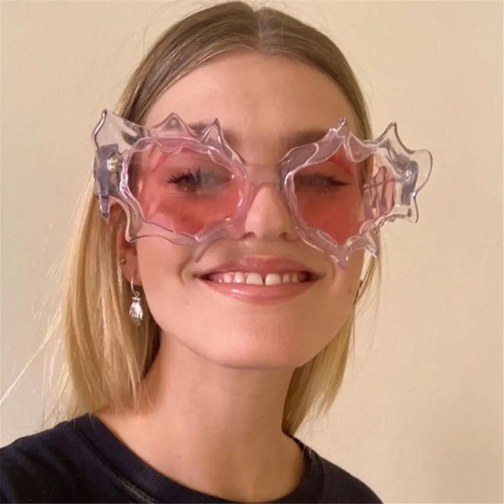 Lustige UV400-Schutz-Y2K-Punk-Sonnenbrille, bunte Cat-Eye-Sonnenbrille, Brillen für Strand/Reisen/Streetwear