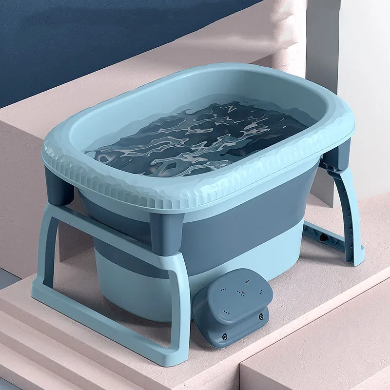 

Children Folding Bathtubs Plastic Comfortable Convenience Baby Bath Tub Portable Durable opvouwbaar bad Bathroom Products
