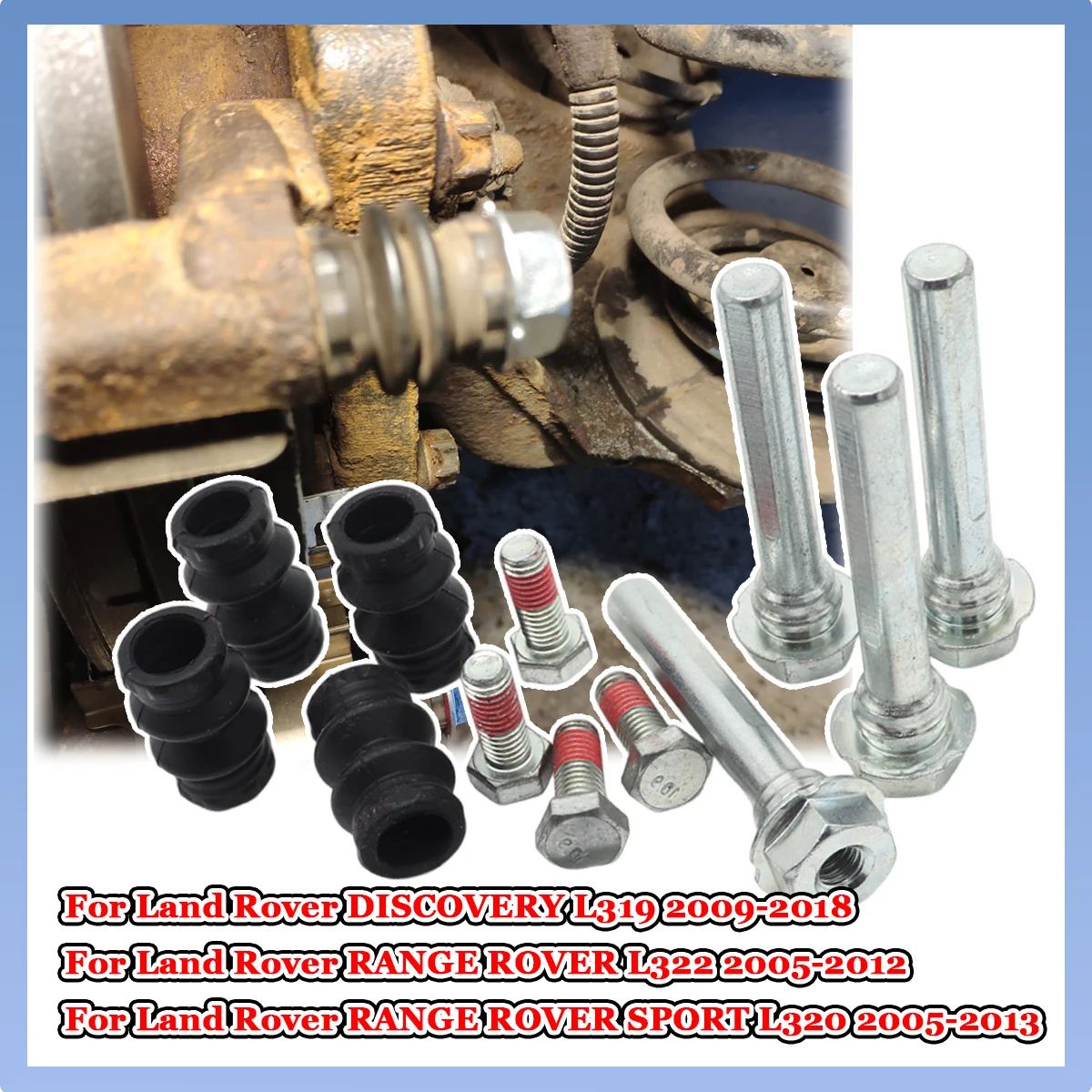 

Brake Caliper Cylinder Slider Guide Pin Housing Bushing Boot Seal Kit For Land Rover DISCOVERY L319 RANGE ROVER L322 SPORT L320
