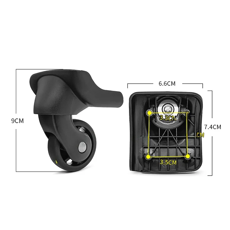 Nova Roda de Substituição para Malas Samsonite Military Knife, Roda Universal A15 de Rolamento Suave, Acessórios para Malas d...