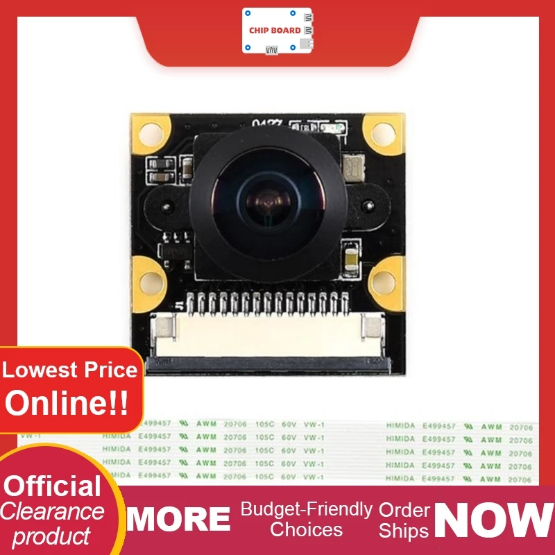 

Камера Waveshare IMX219-160: 160 ° Поле зрения, совместимое с Jetson Nano