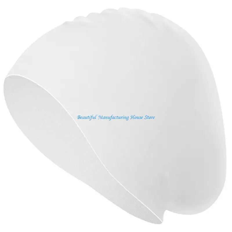 E56A Silicone Swim Hat with Excellent Elasticity for Long Thick Hair Use Hair Turban