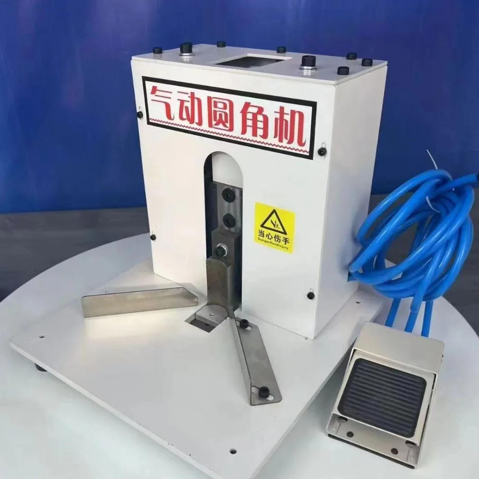 Pneumatic Rounding Machine Compact Photo Frame Medium Density Fiberboard Rounded- Corner Machine Radius 20mm
