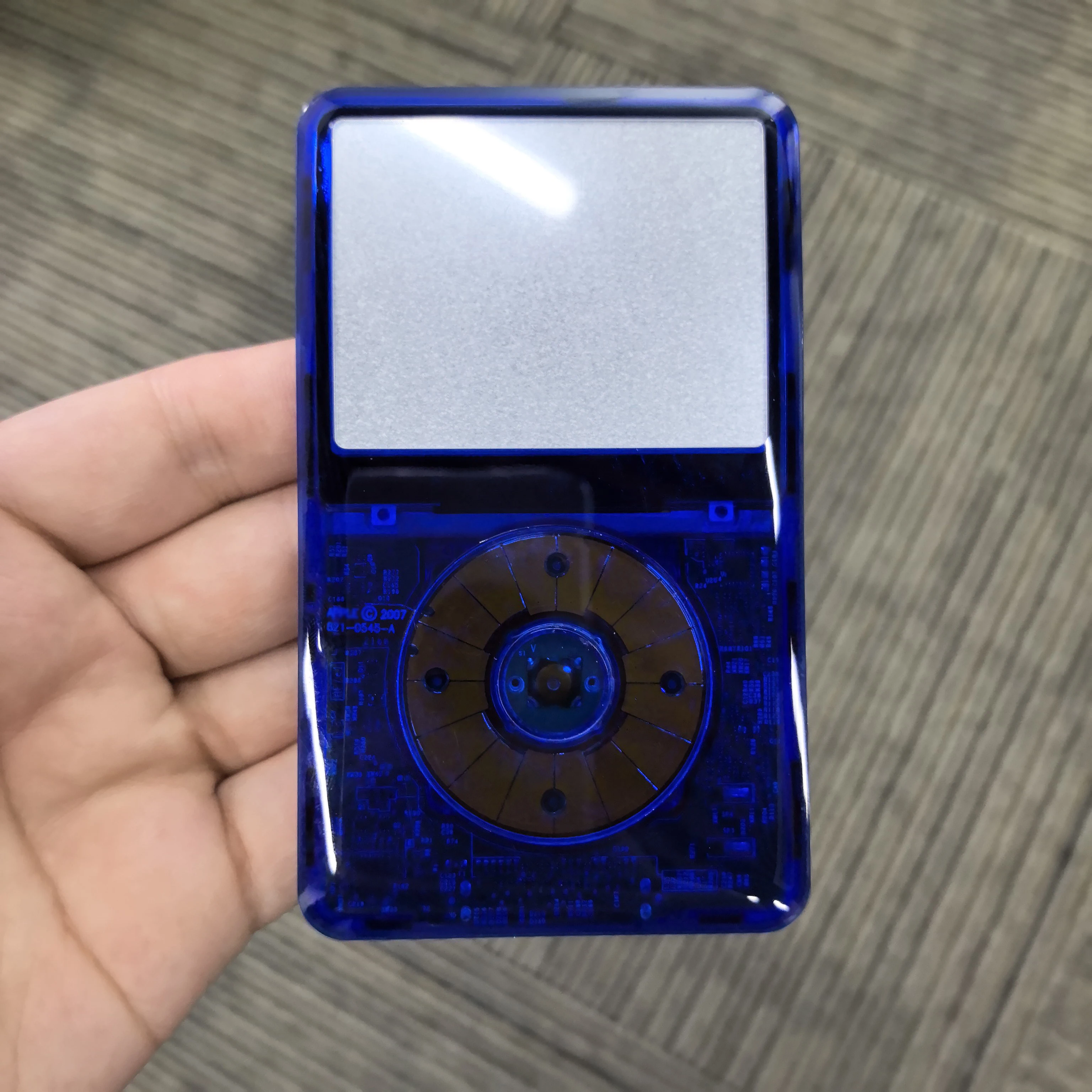 Kleurrijke transparante frontplaat behuizing case cover voor iPod Classic 6e 7e generatie, met Click Wheel & Button 80/120/160GB A1238
