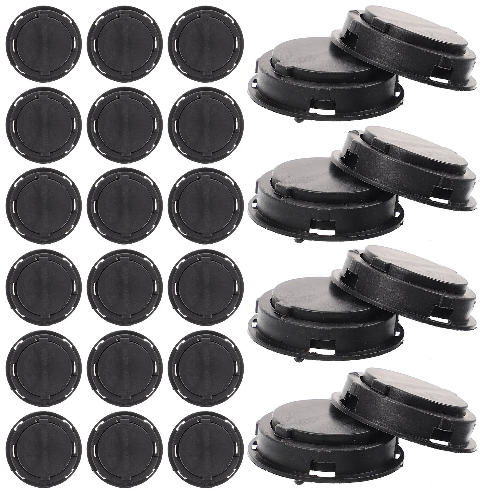 50Pcs Piggy Bank Bottom Covers Plastic Reusable Stoppers Money Jar Bottom Caps Saving Box Piggy Bank Plug Money Box Accessory