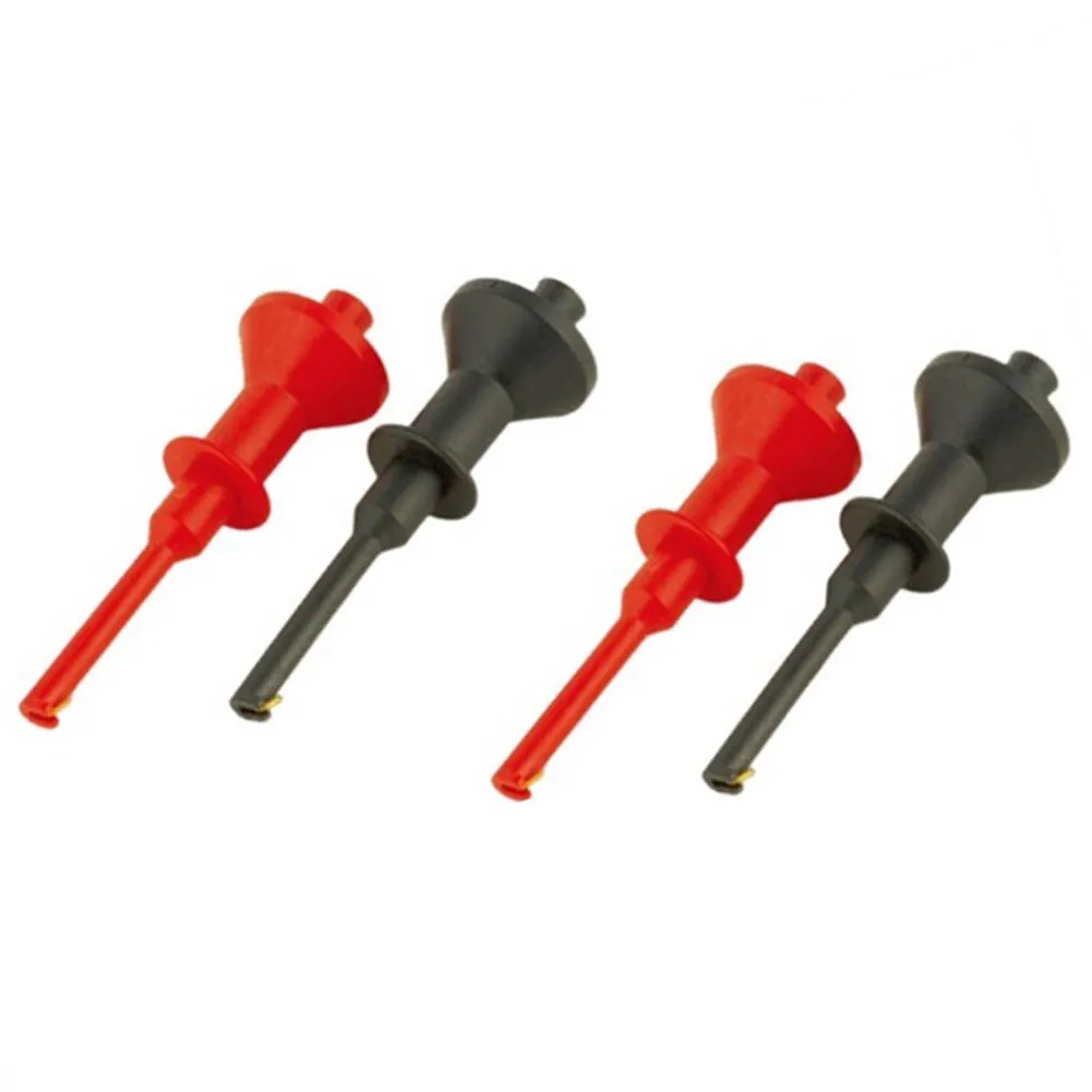 

Retractable Hook Clips Test Probe Clips For Circuit Analysis 3 Amperes Current 600V CATII Rated Clamp Extension 7.5mm