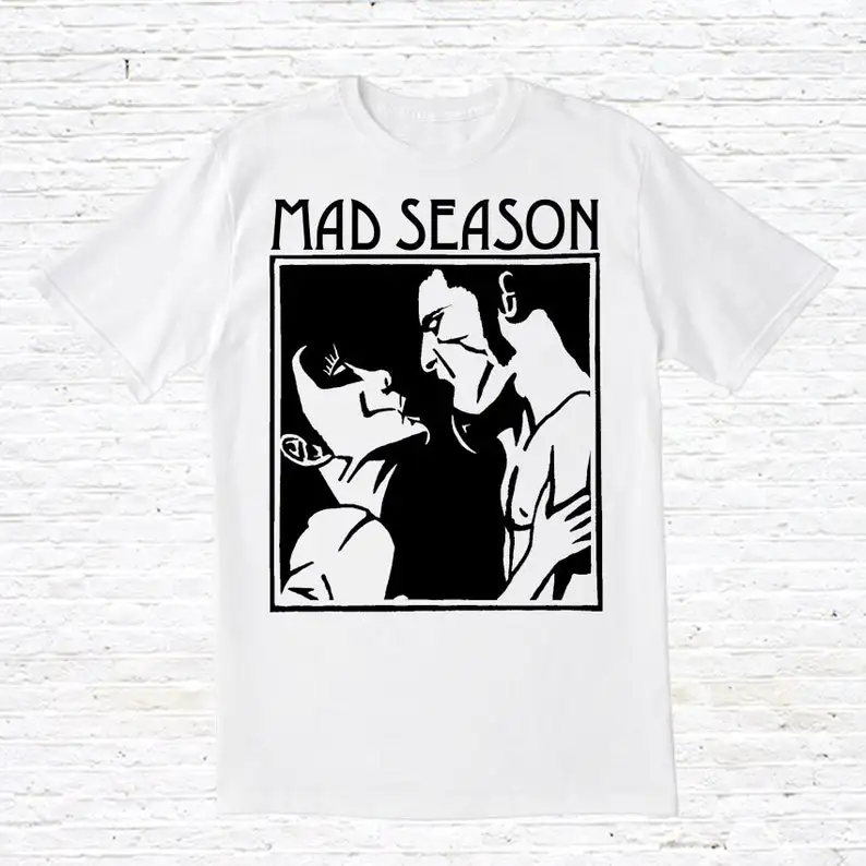 

Mad Season T-Shirt Men's Cotton T-Shirt O-Neck Tees Short Sleeve Clothes Big Size