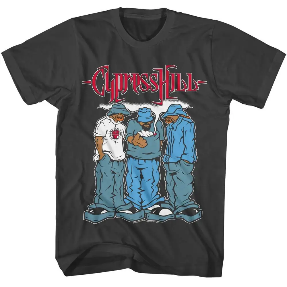 Cypress Hill Blunted Charcoal Grey T Shirt