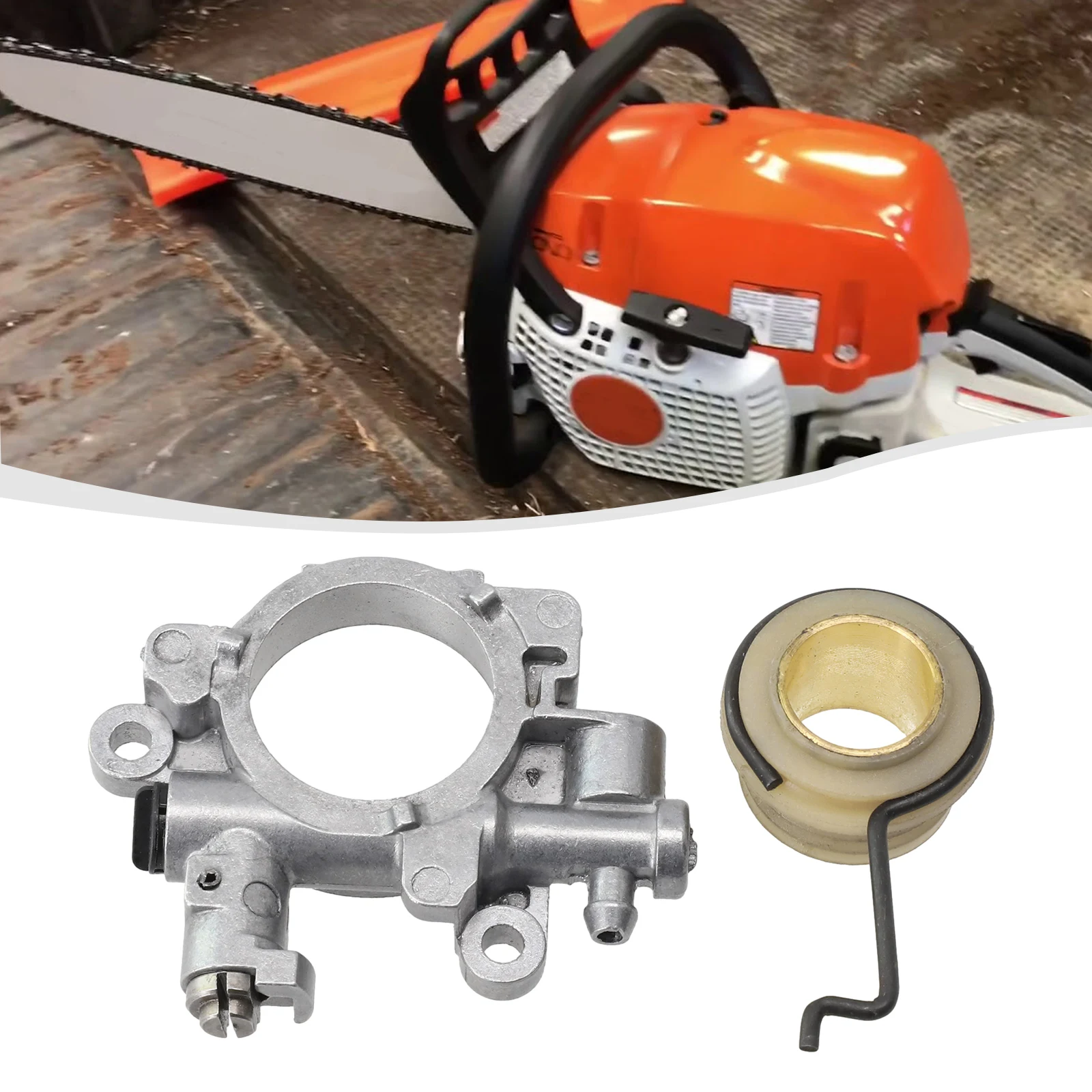 1 Set Oil Pumps Worm Gear Perfect Aftermarket Replacement For-Stihl 029 M 90 MS 290 MS311 MS391 MS390 Chainsaw Garden Tools